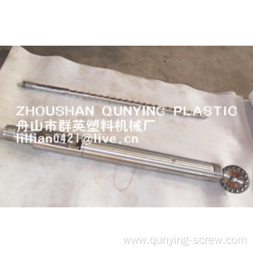 Bimetallic Injection Screw Barrel Of Pp Pe For Plastic Recycling Machine 